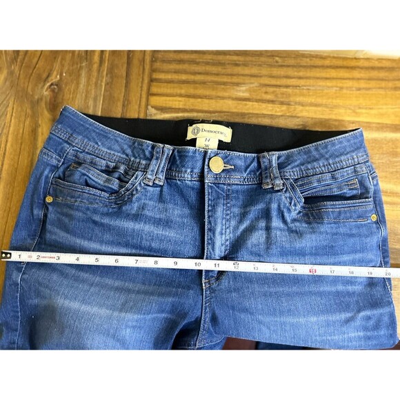 Democracy AB Technology Elastic Waist Denim Blue Jeans Women's Size 14 - Picture 5 of 7